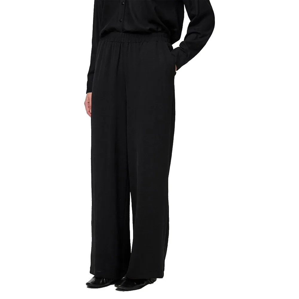 Брюки с высокой талией Pieces Tiffany Wide Leg, черный
Брюки с высокой талией Pieces Tiffany Wide Leg, черный