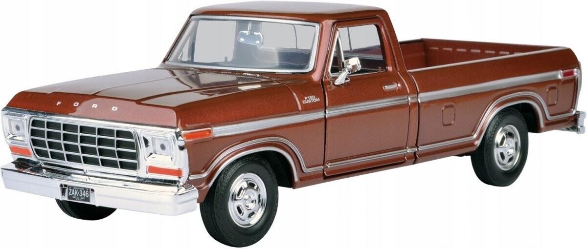 Motormax, Ford F-150 Custom Pickup 1979 г. 1:24 Motormax 79346
Motormax, Ford F-150 Custom Pickup 1979 г. 1:24 Motormax 79346