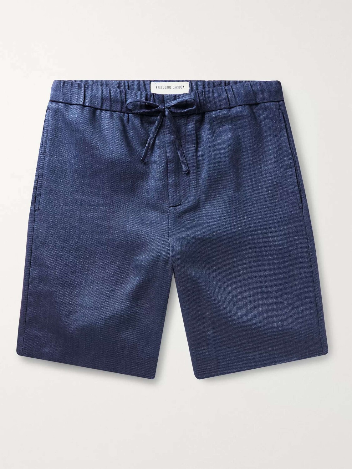 Облегающие шорты Felipe из смеси льна и хлопка с кулиской Frescobol Carioca, нави
Облегающие шорты Felipe из смеси льна и хлопка с кулиской Frescobol Carioca, нави