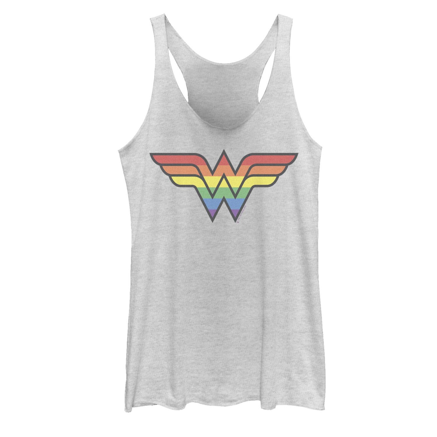 Майка с логотипом в радужную полоску для юниоров Wonder Woman Licensed Character 
Майка с логотипом в радужную полоску для юниоров Wonder Woman Licensed Character