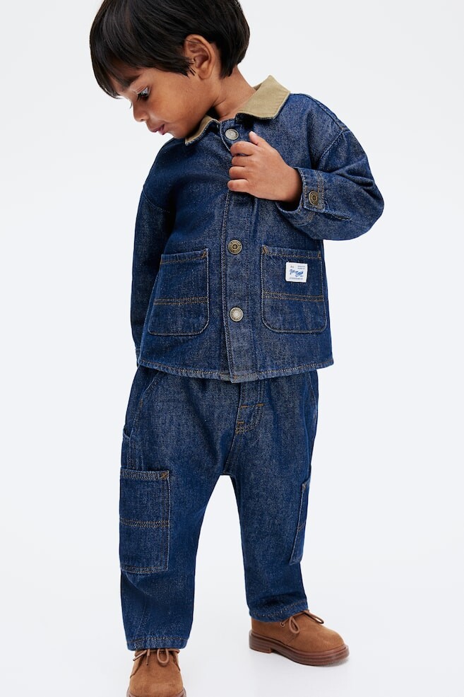 Джинсы с накладными карманами H&M, синий
Джинсы с накладными карманами H&M, синий