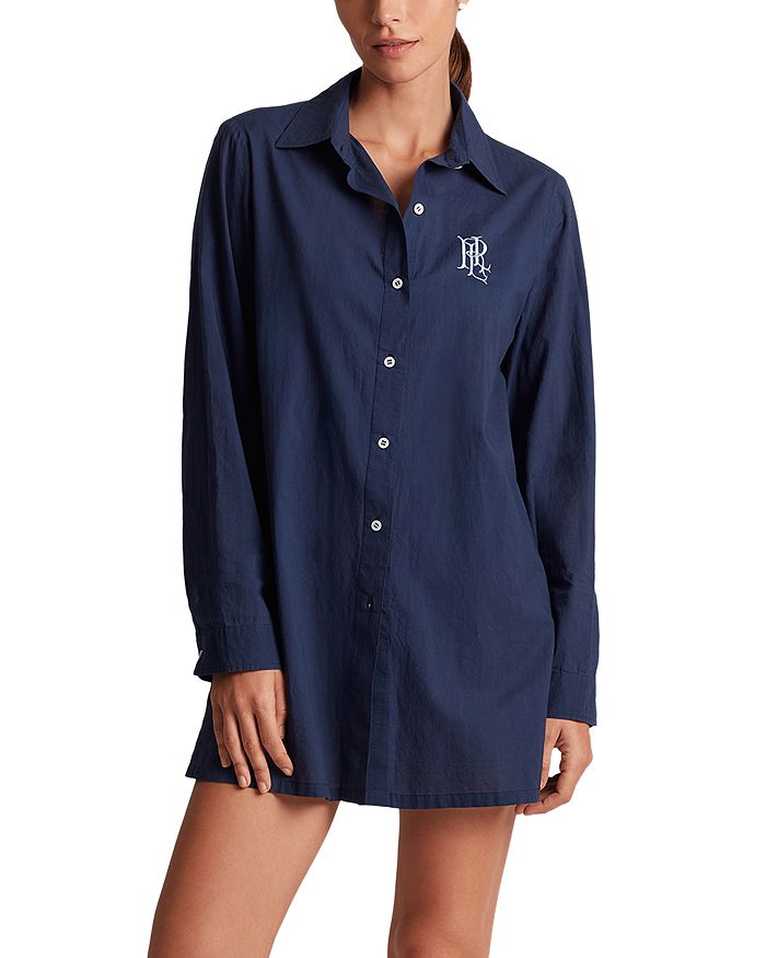 Вышитая рубашка-плащ Ralph Lauren, синий
Вышитая рубашка-плащ Ralph Lauren, синий