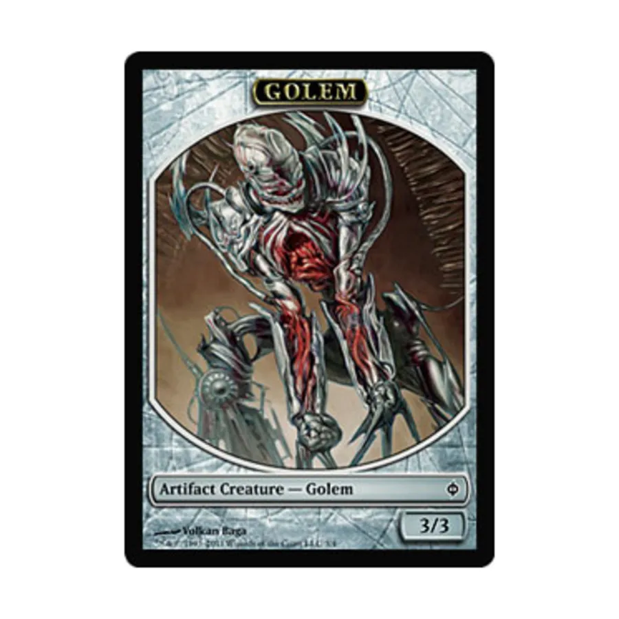 CCG Голем – Жетон (С), MTG - New Phyrexia 
CCG Голем – Жетон (С), MTG - New Phyrexia