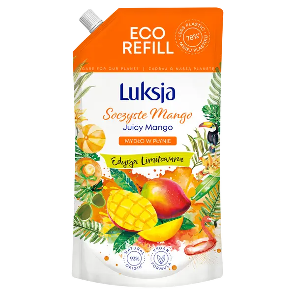 Поставка жидкого мыла, 900 мл Luksja Soczyste mango
Поставка жидкого мыла, 900 мл Luksja Soczyste mango