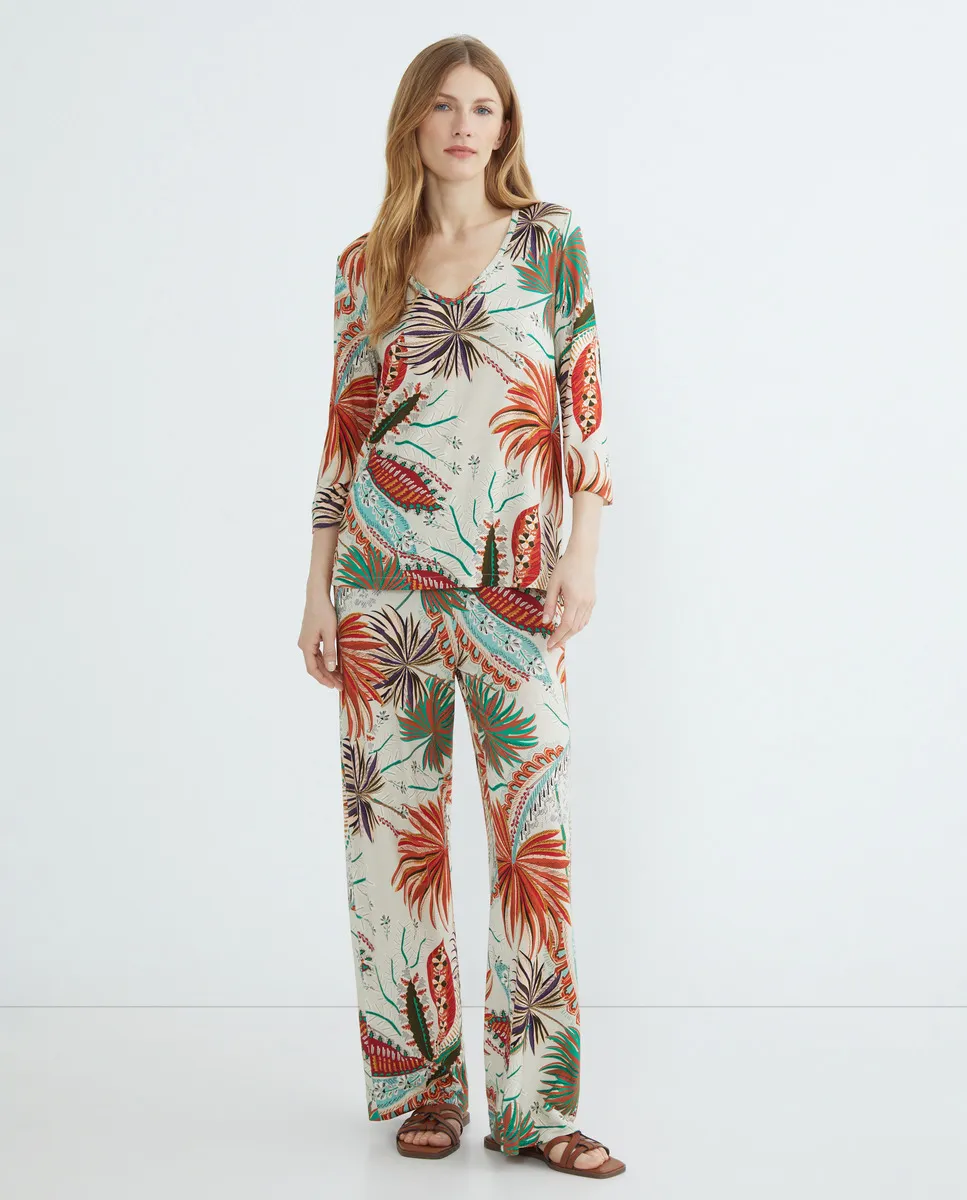 Длинные прямые брюки Guitare, многоцветный 
Длинные прямые брюки Guitare, многоцветный