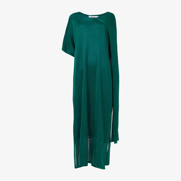 Платье миди Leem свободного кроя с шарфом, зеленый
Платье миди Leem свободного кроя с шарфом, зеленый
