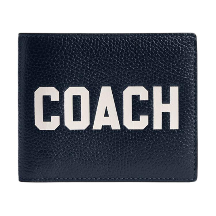 Кошелек 3 в 1 из полированной галечной кожи миниатюрный мужской морской синий COACH
Кошелек 3 в 1 из полированной галечной кожи миниатюрный мужской морской синий COACH