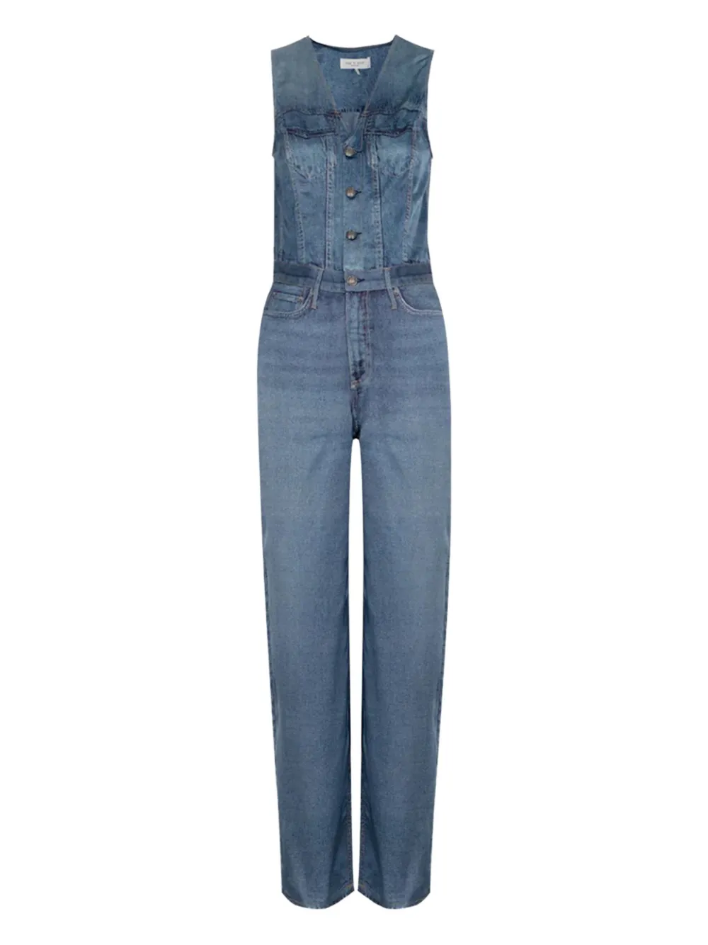 Джинсовый комбинезон на пуговицах rag & bone, синий
Джинсовый комбинезон на пуговицах rag & bone, синий