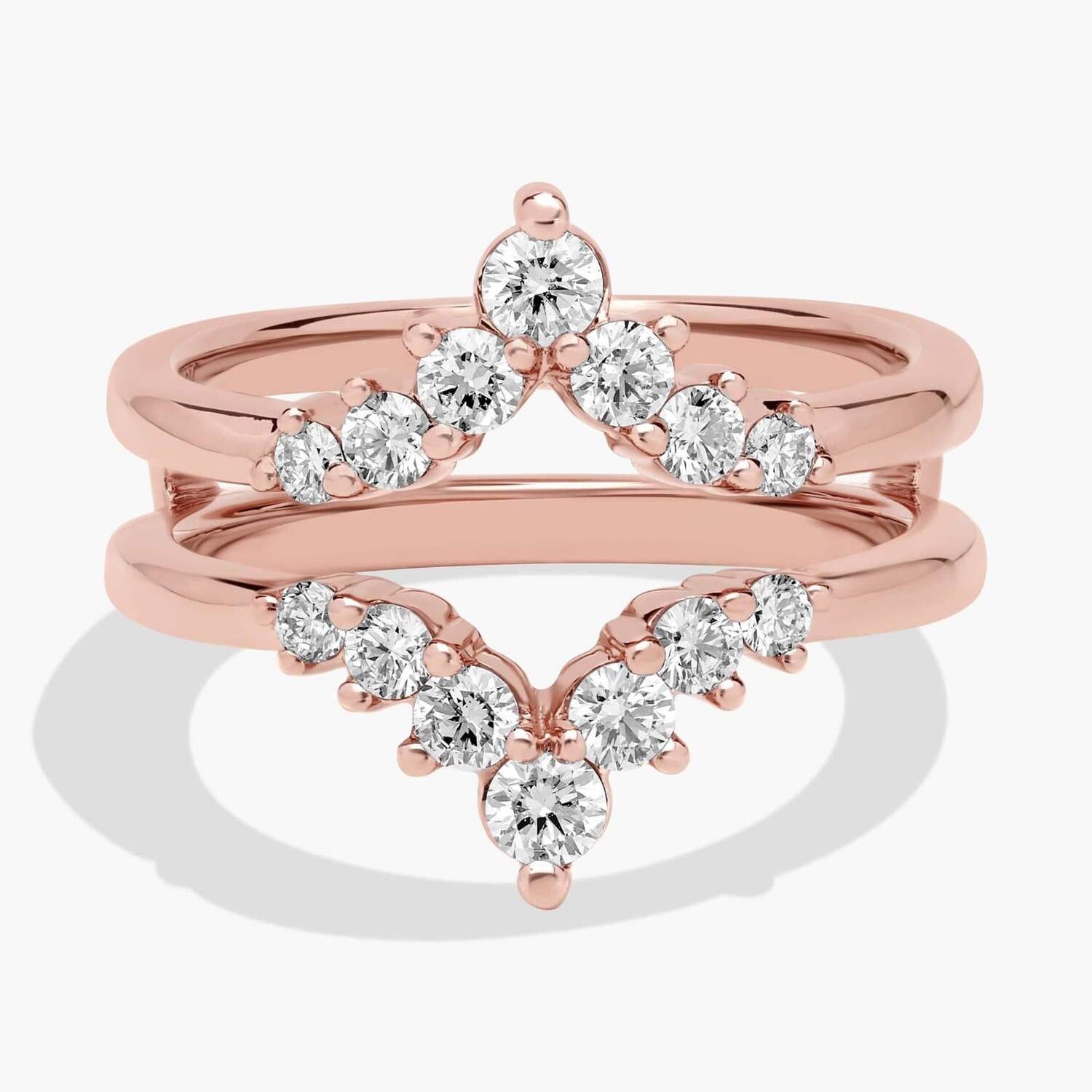 Кольцо с бриллиантовой вставкой в форме заостренной короны из 18-каратного розового золота (5/8 карата). Blue Nile
Кольцо с бриллиантовой вставкой в форме заостренной короны из 18-каратного розового золота (5/8 карата). Blue Nile