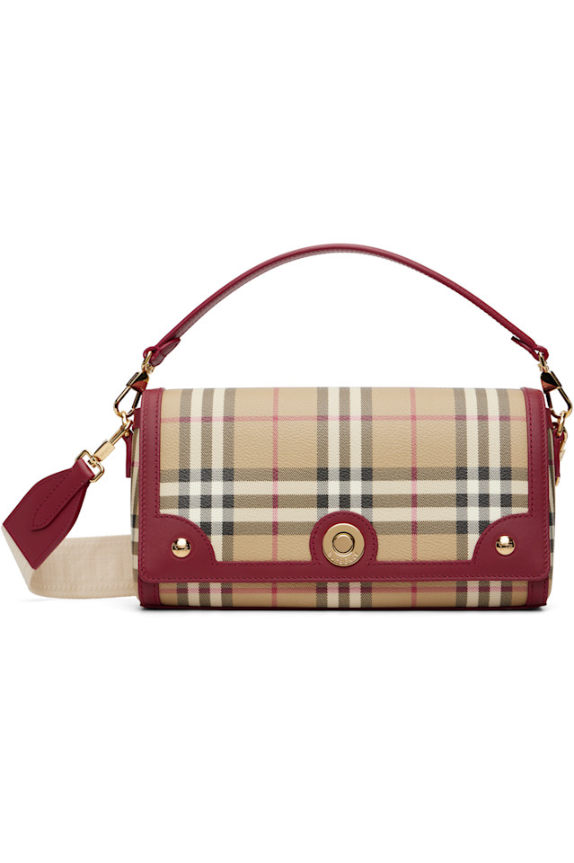 Burberry Бежево-Красный блокнот с верхней ручкой
Burberry Бежево-Красный блокнот с верхней ручкой