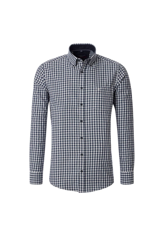 Рубашка свободного кроя в клетку Casamoda, голубой
Рубашка свободного кроя в клетку Casamoda, голубой