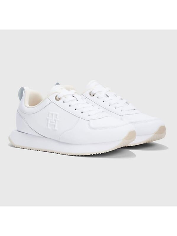 Кроссовки повседневные кожаные бегунки Tommy Hilfiger, белый
Кроссовки повседневные кожаные бегунки Tommy Hilfiger, белый