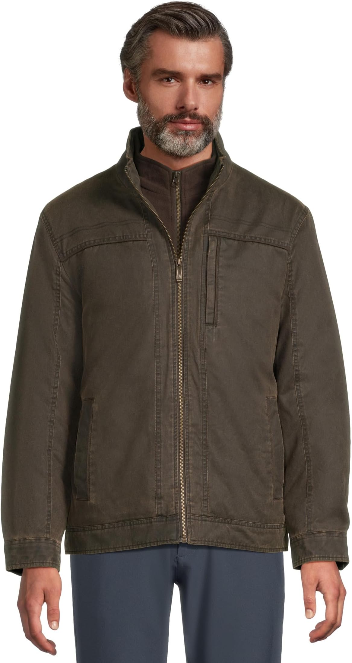 Мужская антикварная хлопковая куртка Johnston & Murphy, Brown 2
Мужская антикварная хлопковая куртка Johnston & Murphy, Brown 2