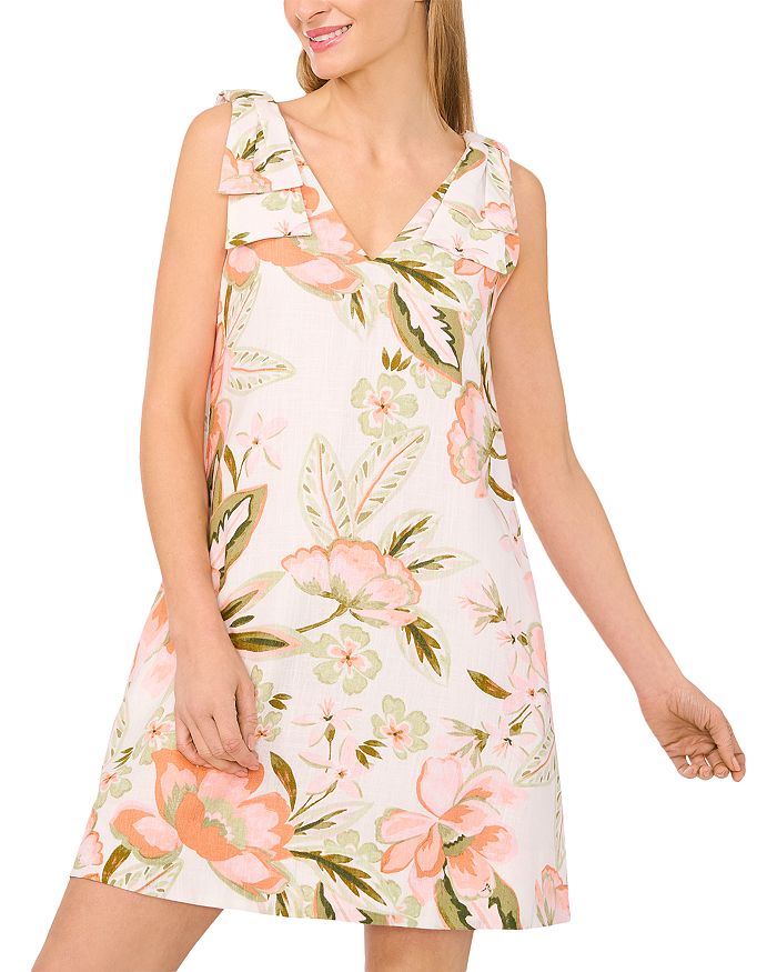 Платье-трапеция с V-образным вырезом CeCe, белый
Платье-трапеция с V-образным вырезом CeCe, белый