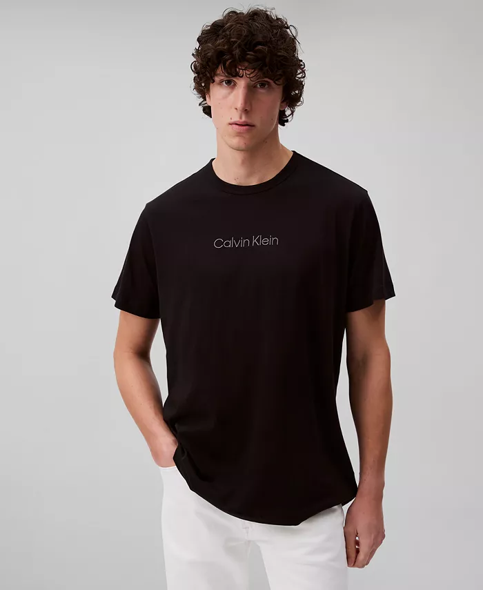 Мужская современная пижамная рубашка-водолазка из хлопка Calvin Klein, черный
Мужская современная пижамная рубашка-водолазка из хлопка Calvin Klein, черный