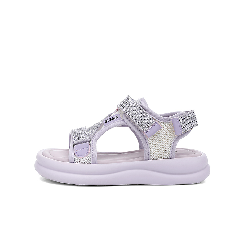 Износостойкие дышащие сандалии на низком ходу для детей ST&SAT, фиолетовый
Износостойкие дышащие сандалии на низком ходу для детей ST&SAT, фиолетовый
