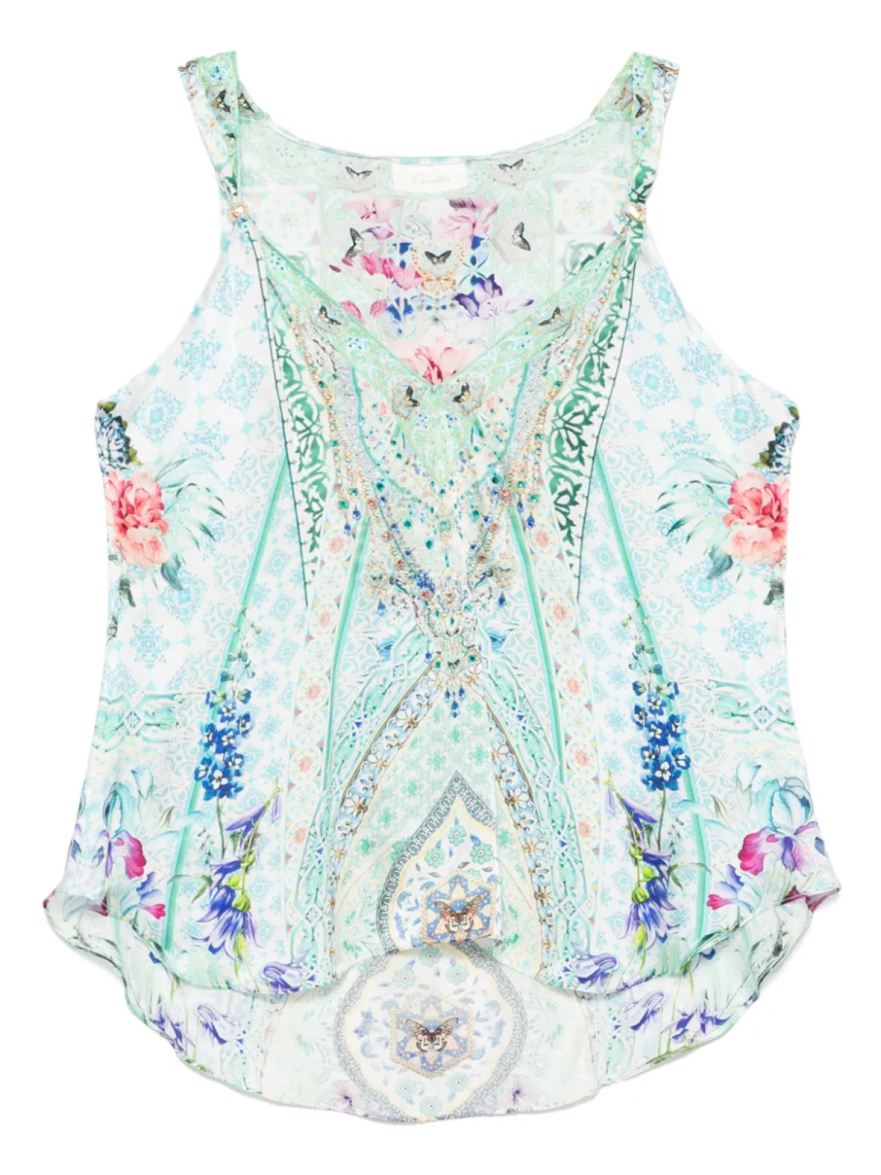 Топ Camilla с ремешками и бусинами, зеленый
Топ Camilla с ремешками и бусинами, зеленый