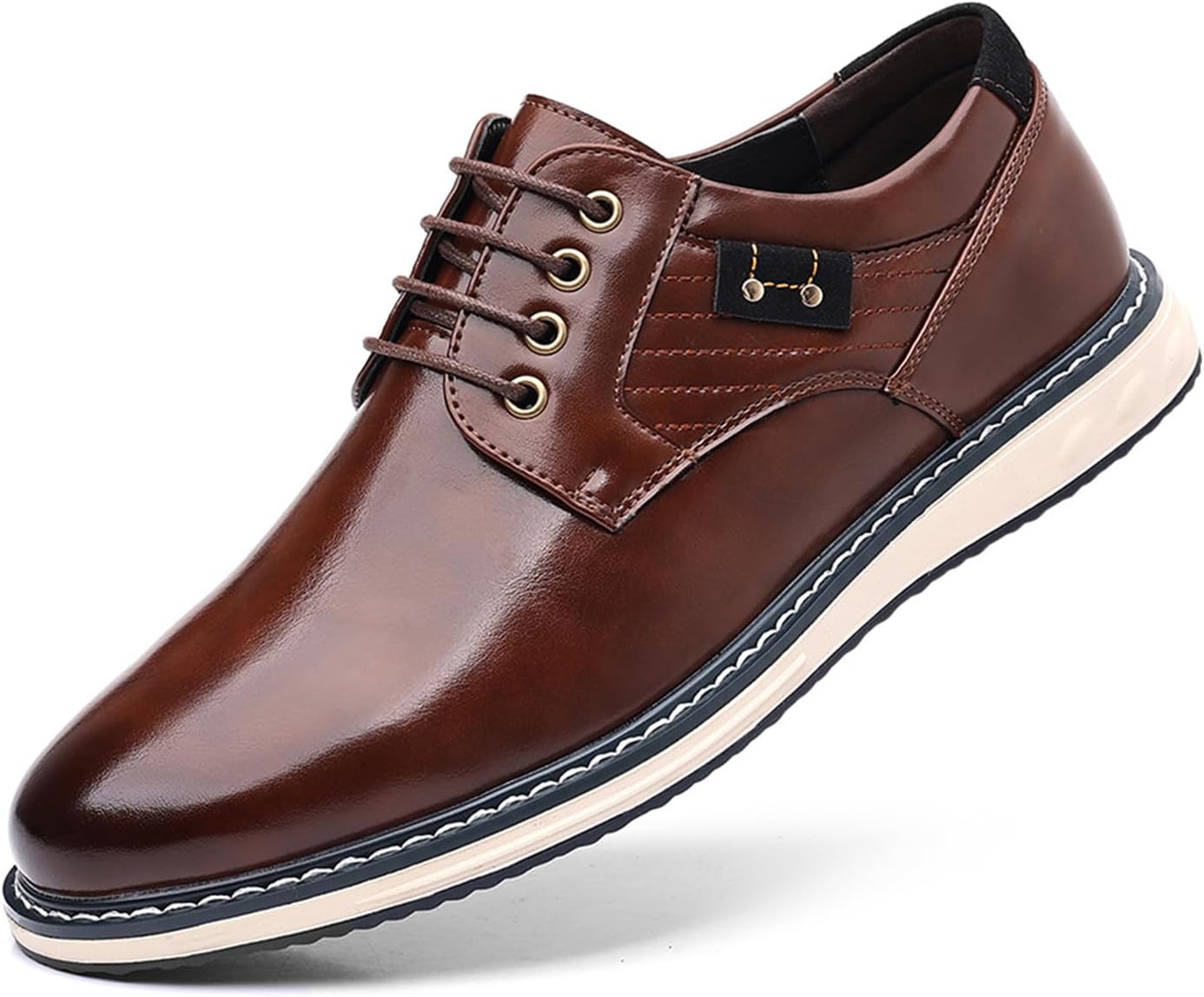 Мужские кожаные туфли оксфорды ручной работы на шнуровке, удобные, с круглым носком, классические, повседневные, противоскользящие дерби, мягкие и дышащие, деловые лоферы Bzikbge, коричневый
Мужские кожаные туфли оксфорды ручной работы на шнуровке, удобные, с круглым носком, классические, повседневные, противоскользящие дерби, мягкие и дышащие, деловые лоферы Bzikbge, коричневый