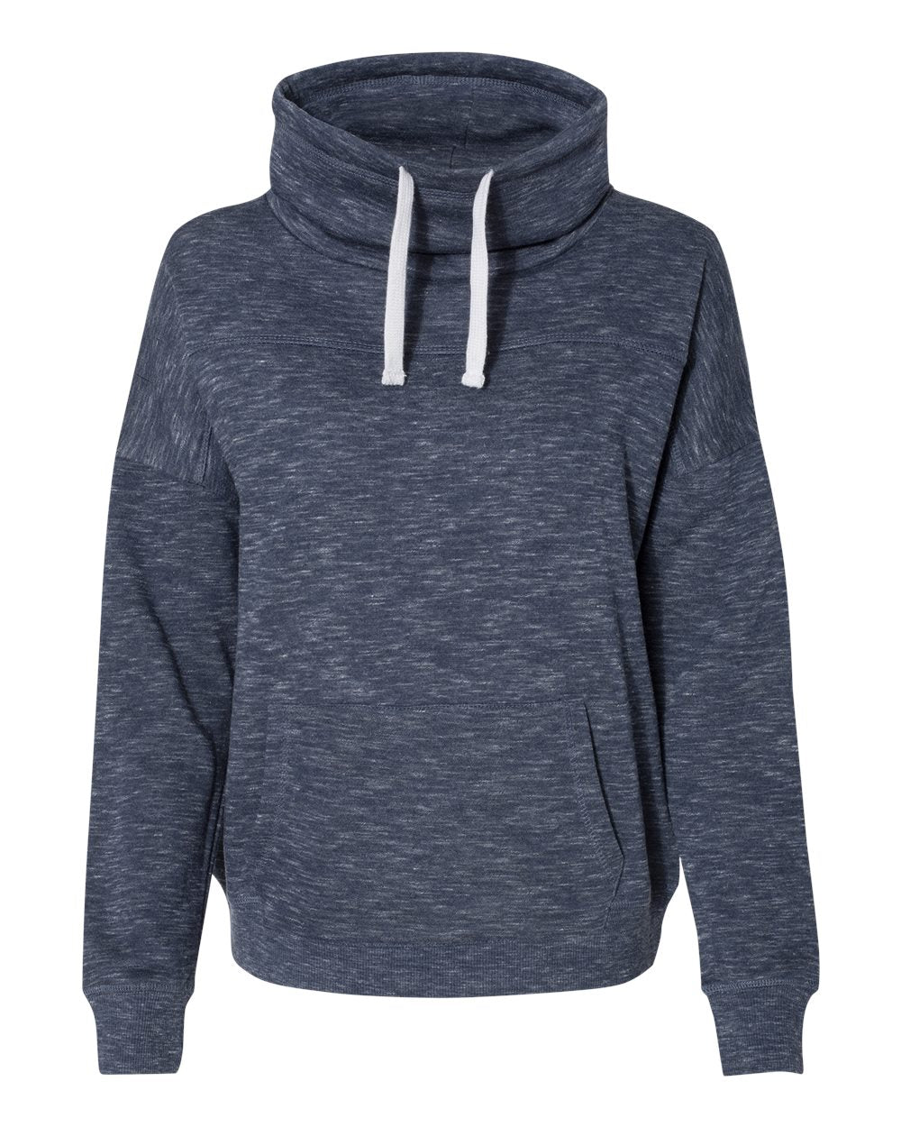 Женская флисовая меланжевая толстовка с воротником-хомут J. America, темно-синий
Женская флисовая меланжевая толстовка с воротником-хомут J. America, темно-синий