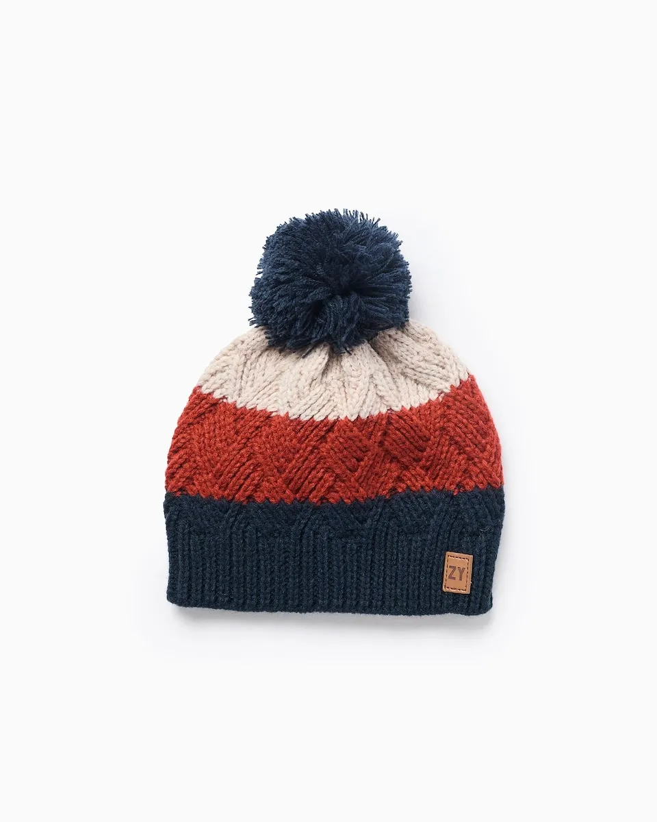 Шапочка с плетеным носком и помпоном Zippy, мультиколор
Шапочка с плетеным носком и помпоном Zippy, мультиколор