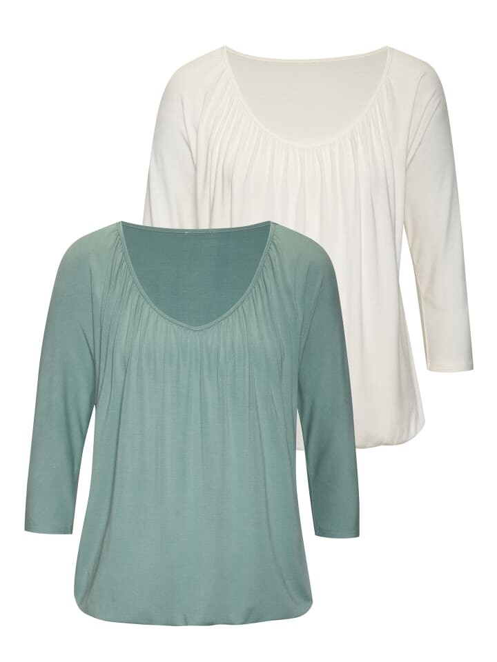 Футболка LASCANA, цвет mint, creme
Футболка LASCANA, цвет mint, creme