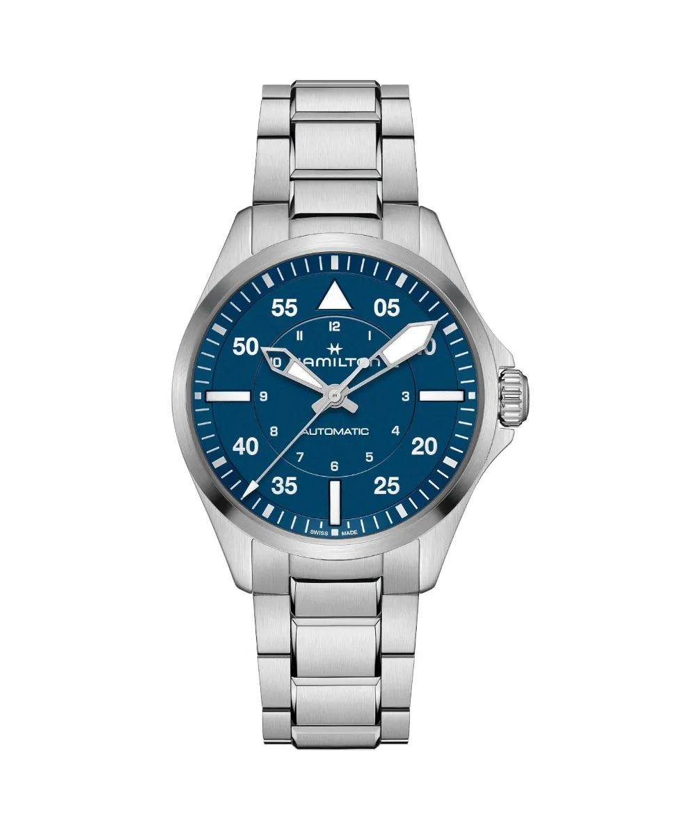 Мужские часы Khaki Aviation Pilot Automatic 39 мм H76305140 из стали Hamilton, серебряный
Мужские часы Khaki Aviation Pilot Automatic 39 мм H76305140 из стали Hamilton, серебряный