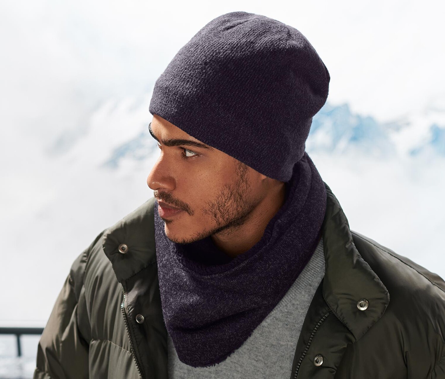 Вязаный флисовый шарф-труба Tchibo, темно-синий крапчатый
Вязаный флисовый шарф-труба Tchibo, темно-синий крапчатый