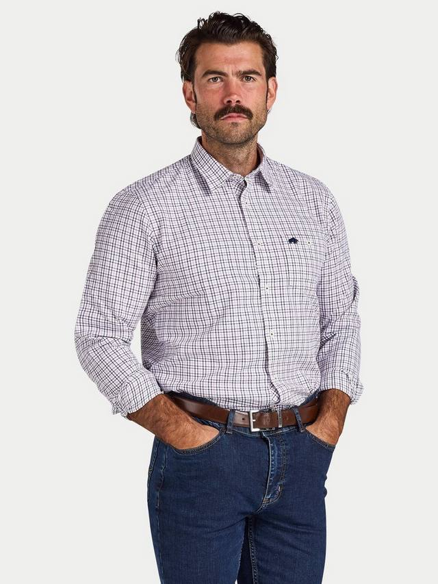 Хлопковая рубашка Regular Fit в клетку Raging Bull, Purple/Multi
Хлопковая рубашка Regular Fit в клетку Raging Bull, Purple/Multi