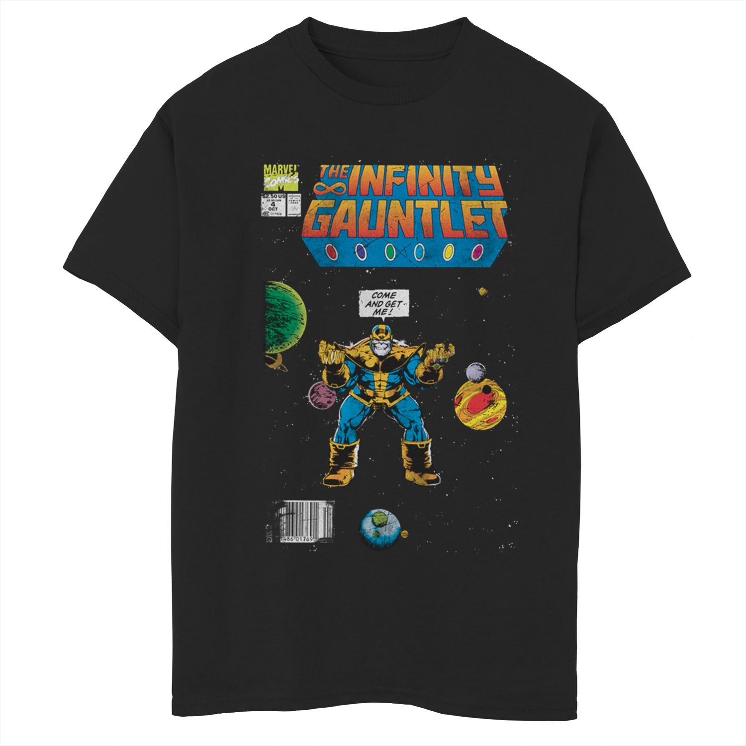 Футболка с обложкой комикса Marvel Thanos для мальчиков 8–20 лет с графическим рисунком Licensed Character
Футболка с обложкой комикса Marvel Thanos для мальчиков 8–20 лет с графическим рисунком Licensed Character