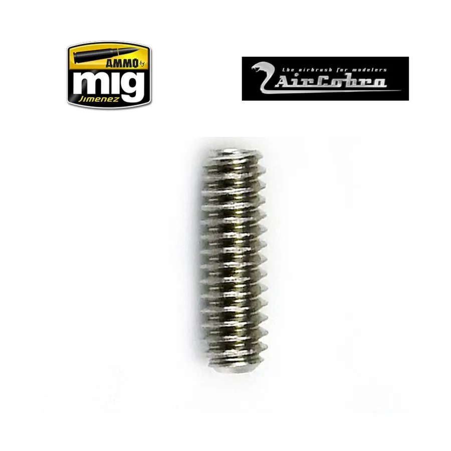 Установочный винт упора для пальца и большого пальца, Airbrushes & Accessories (AMMO by Mig Jimenez)
Установочный винт упора для пальца и большого пальца, Airbrushes & Accessories (AMMO by Mig Jimenez)