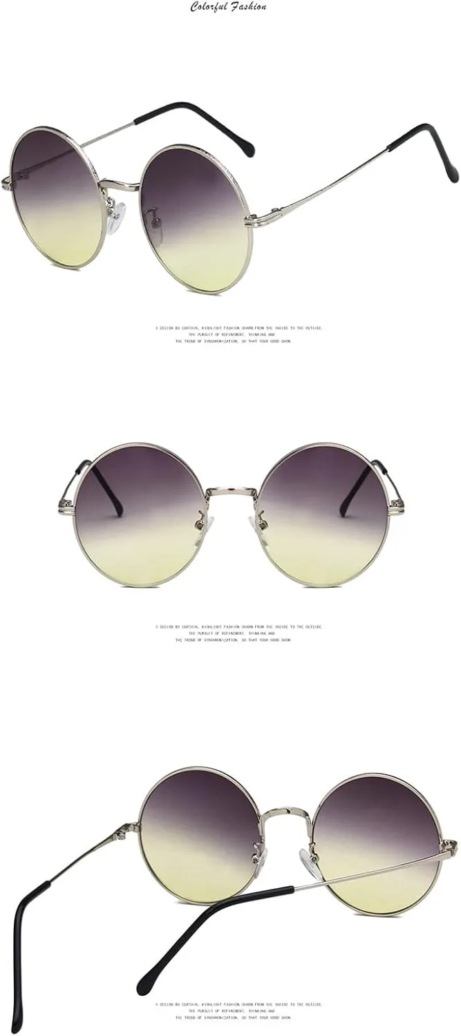 Круглые металлические солнцезащитные очки в стиле ретро, декоративные, для мужчин и женщин, для отдыха на природе и пляже (Цвет: C, Размер: 1) MTZJH, One Color
Круглые металлические солнцезащитные очки в стиле ретро, декоративные, для мужчин и женщин, для отдыха на природе и пляже (Цвет: C, Размер: 1) MTZJH, One Color