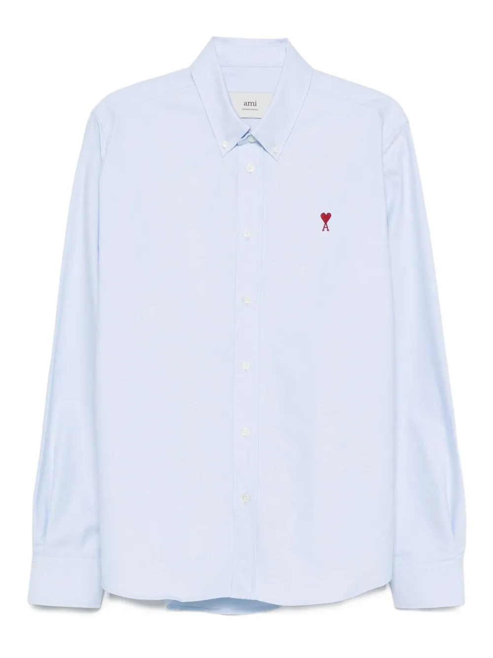 Рубашка с вышитым логотипом Ami Paris, синий
Рубашка с вышитым логотипом Ami Paris, синий