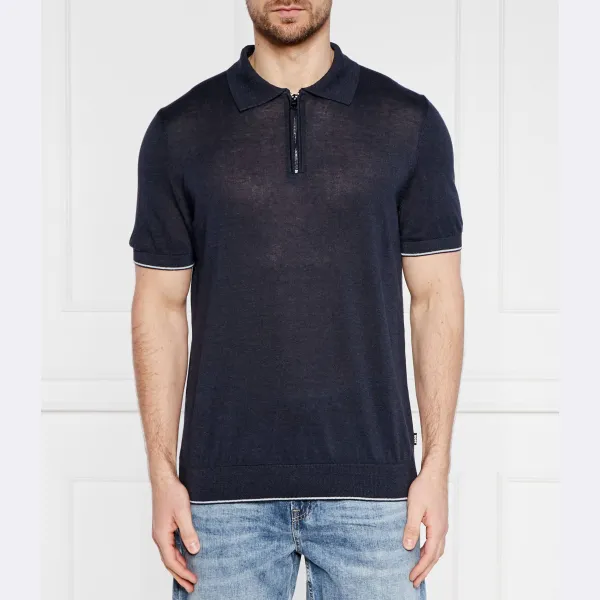 Льняная рубашка-поло Trieste стандартного кроя Boss, синий
Льняная рубашка-поло Trieste стандартного кроя Boss, синий