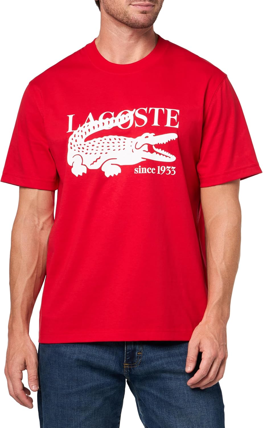 Мужская футболка Lacoste Classic Fit с круглым вырезом и коротким рукавом, фирменная, Red, Красный, Мужская футболка Lacoste Classic Fit с круглым вырезом и коротким рукавом, фирменная, Red
Мужская футболка Lacoste Classic Fit с круглым вырезом и коротким рукавом, фирменная, Red, Красный, Мужская футболка Lacoste Classic Fit с круглым вырезом и коротким рукавом, фирменная, Red