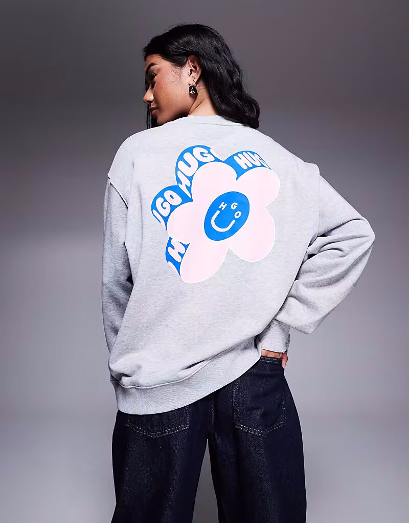 Толстовка Hugo Blue с цветочным принтом большого размера серого цвета
Толстовка Hugo Blue с цветочным принтом большого размера серого цвета