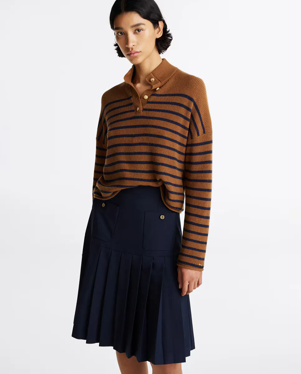 Женский свитер с принтом и высоким воротом Tommy Hilfiger, коричневый
Женский свитер с принтом и высоким воротом Tommy Hilfiger, коричневый