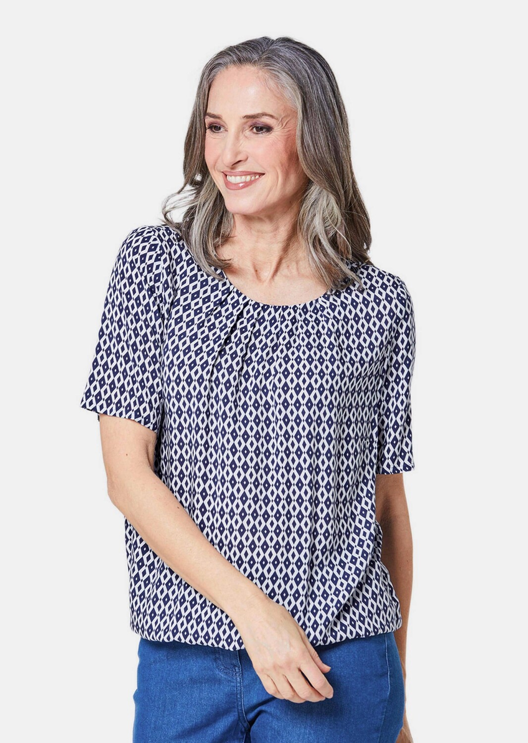 Блуза GOLDNER Druck, цвет marine/weiß
Блуза GOLDNER Druck, цвет marine/weiß