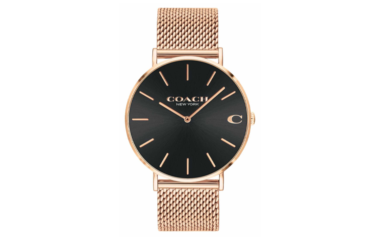 COACH Мужские часы кварцевый механизм ремешок из нержавеющей стали 41 мм черный циферблат
COACH Мужские часы кварцевый механизм ремешок из нержавеющей стали 41 мм черный циферблат
