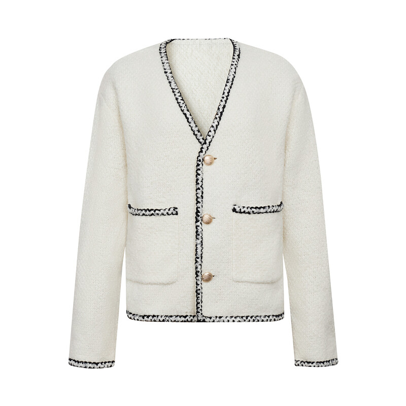 Кардиган вязаный Deep Breath в полоску, черный
Кардиган вязаный Deep Breath в полоску, черный