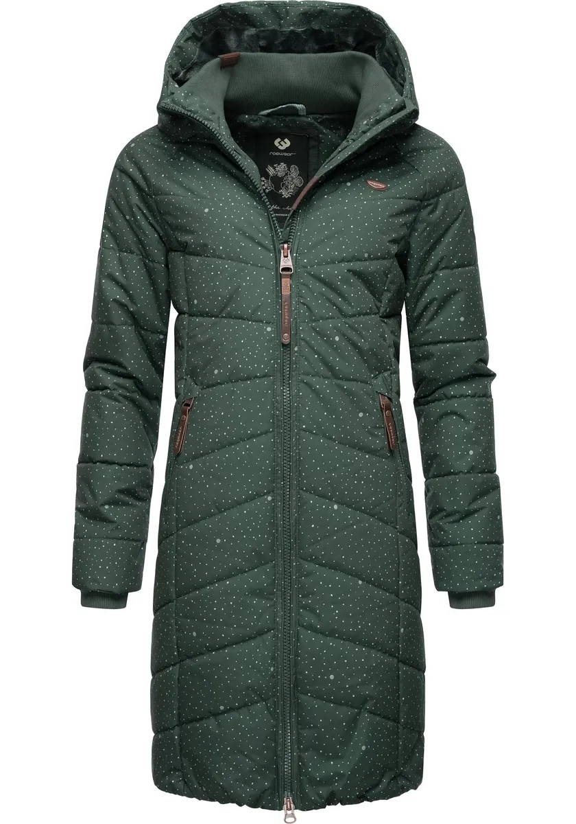 Стеганое пальто Ragwear "Dizzie Coat Print", стильная стеганая зимняя парка с капюшоном, зеленый
Стеганое пальто Ragwear "Dizzie Coat Print", стильная стеганая зимняя парка с капюшоном, зеленый