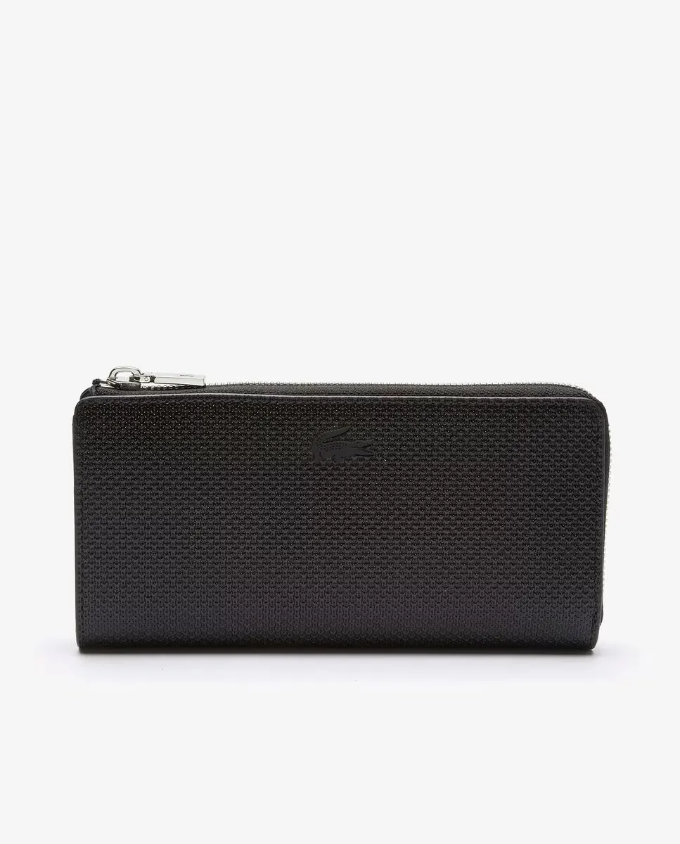 Кошелек Chantaco унисекс из матовой кожи пике с застежкой-молнией черного цвета Lacoste, чёрный
Кошелек Chantaco унисекс из матовой кожи пике с застежкой-молнией черного цвета Lacoste, чёрный