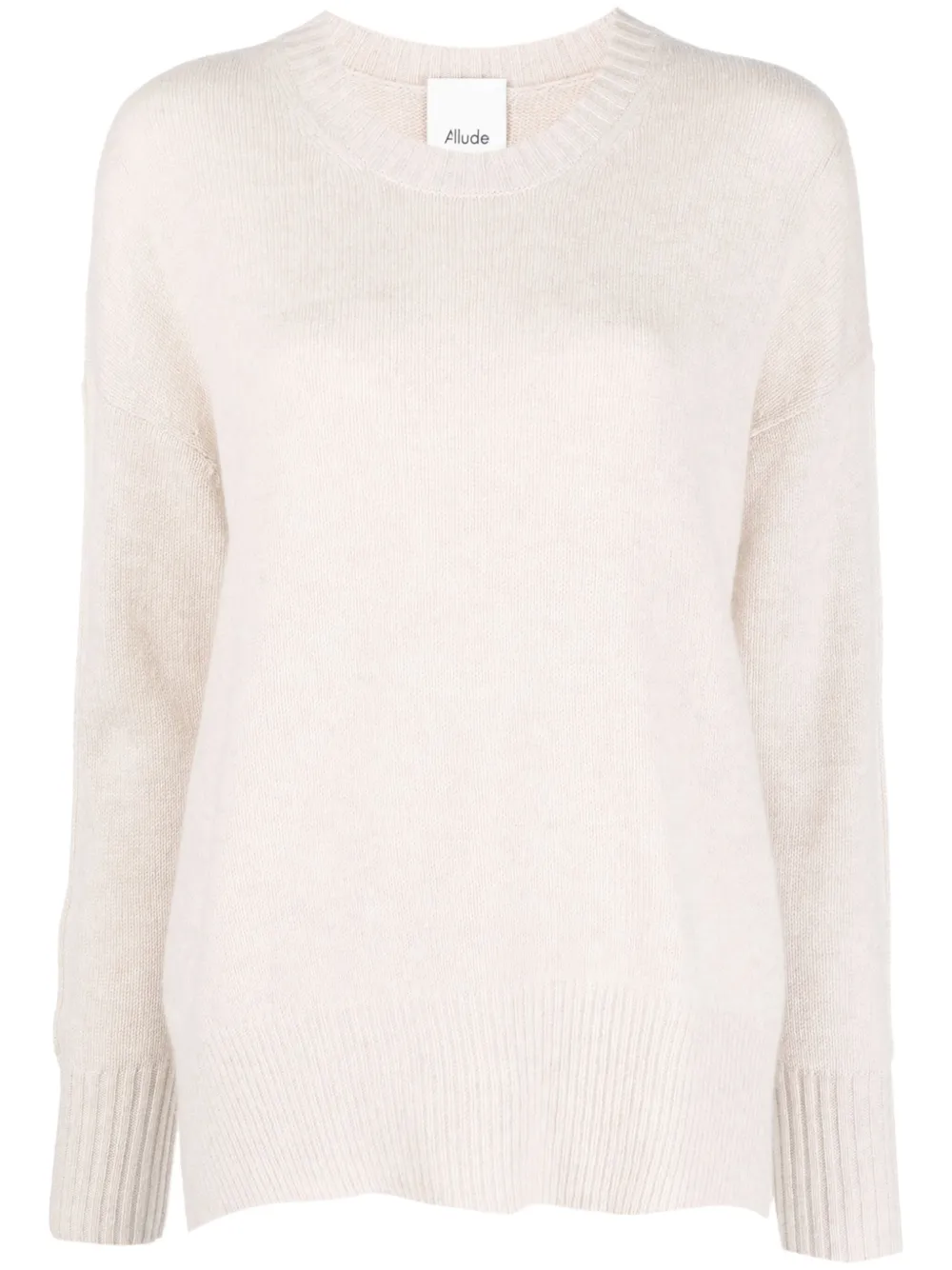 Кашемировый джемпер с круглым вырезом ALLUDE, нейтральный
Кашемировый джемпер с круглым вырезом ALLUDE, нейтральный