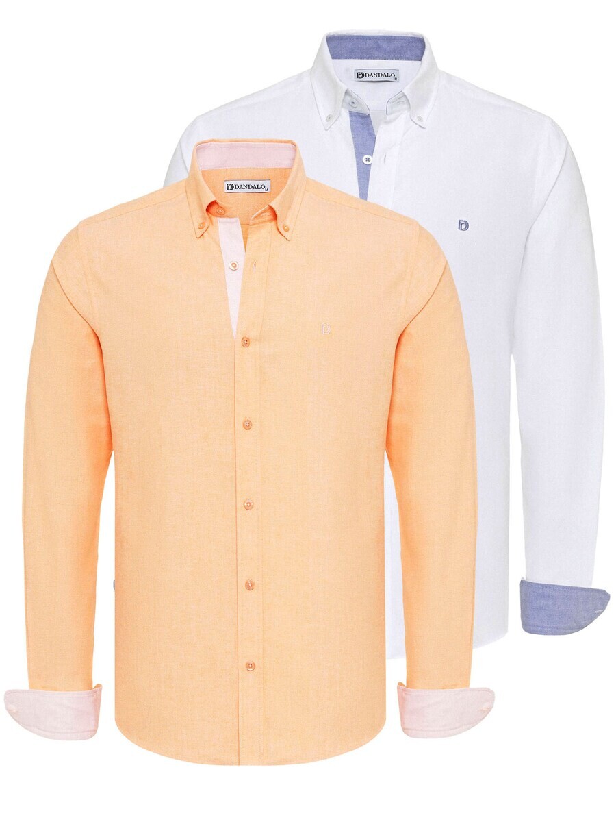Деловая рубашка Dandalo Regular fit Business Shirt, цвет light blue/orange
Деловая рубашка Dandalo Regular fit Business Shirt, цвет light blue/orange
