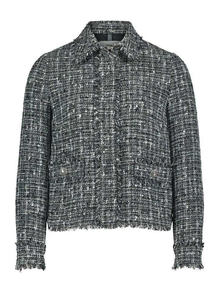 Блейзер CARTOON Tweedblazer mit Fransen, цвет Grau/Schwarz
Блейзер CARTOON Tweedblazer mit Fransen, цвет Grau/Schwarz