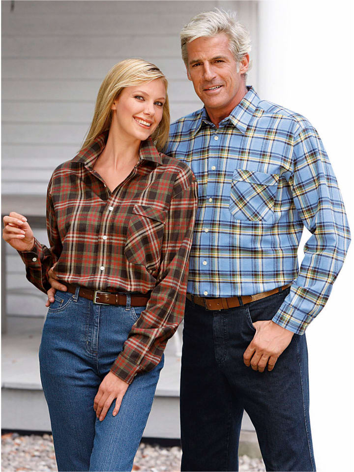 Рубашка без застежки в синюю клетку WITT WEIDEN
Рубашка без застежки в синюю клетку WITT WEIDEN