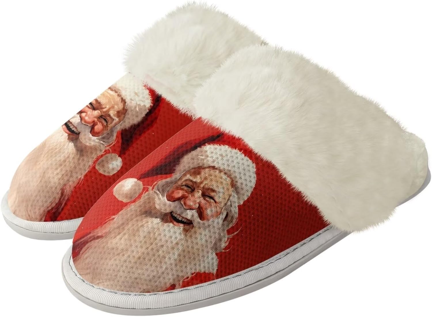 Домашние тапочки Srengjodk Slip-On, фланелевые тапочки с меховой отделкой для женщин и мужчин, его и ее тапочки, размеры 36-47, Retro Santa Print
Домашние тапочки Srengjodk Slip-On, фланелевые тапочки с меховой отделкой для женщин и мужчин, его и ее тапочки, размеры 36-47, Retro Santa Print