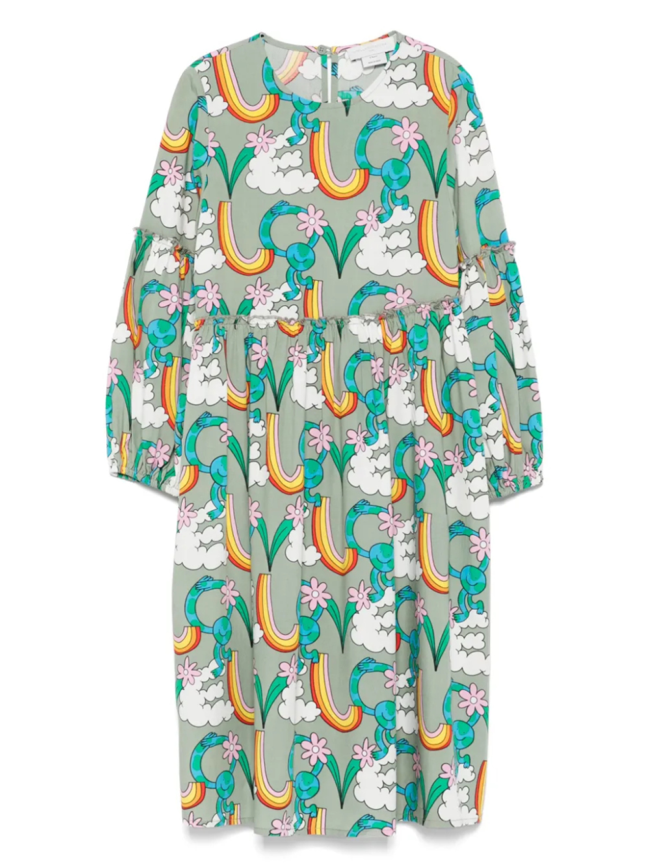 Платье с графическим принтом Stella McCartney Kids, зеленый
Платье с графическим принтом Stella McCartney Kids, зеленый
