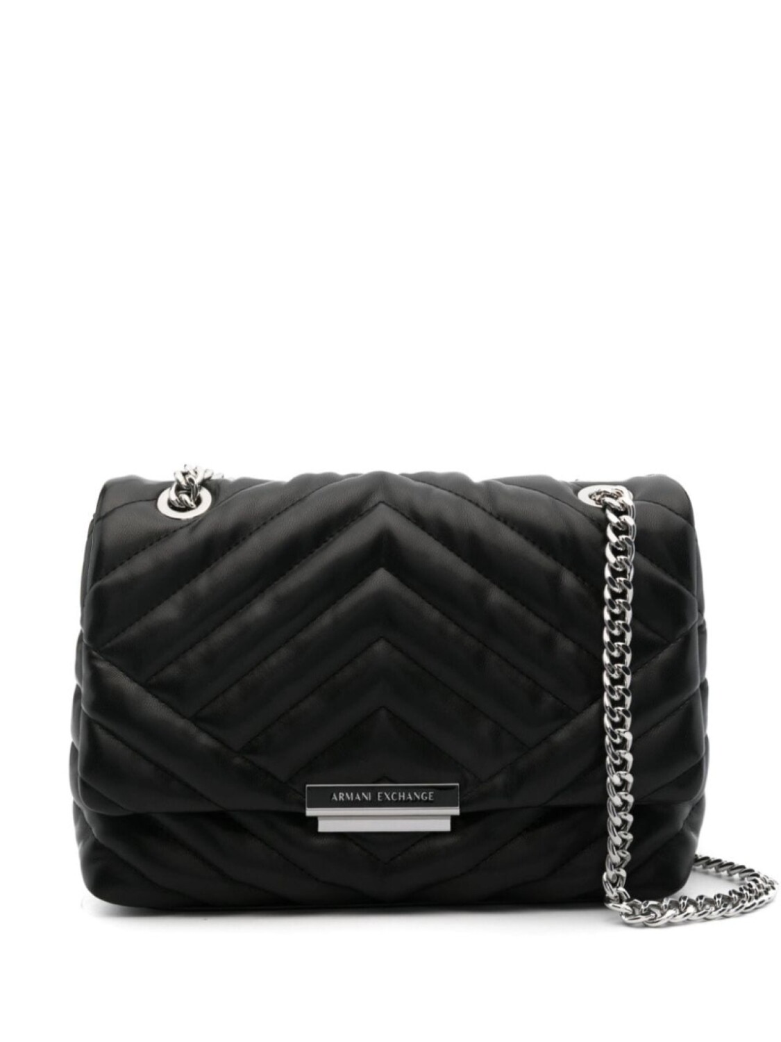 Стеганая сумка на плечо с логотипом Armani Exchange, черный
Стеганая сумка на плечо с логотипом Armani Exchange, черный