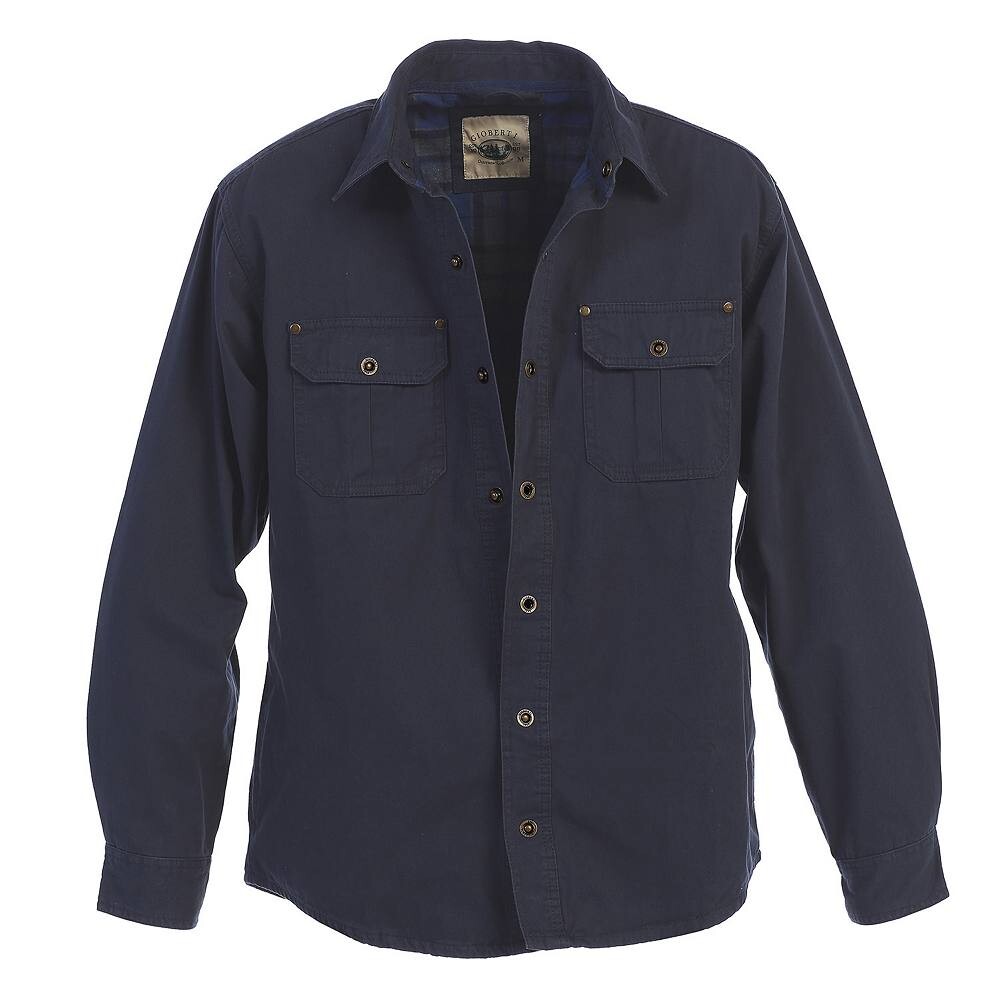 Мужская куртка-рубашка Gioberti из 100% хлопка с начесом и мягкой саржей на фланелевой подкладке, темно-синий
Мужская куртка-рубашка Gioberti из 100% хлопка с начесом и мягкой саржей на фланелевой подкладке, темно-синий