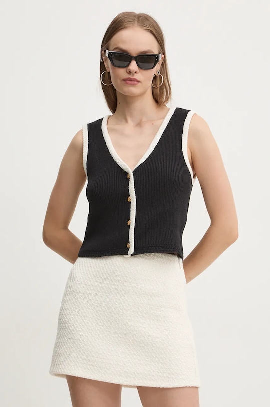 Жилет Abercrombie & Fitch, черный 
Жилет Abercrombie & Fitch, черный